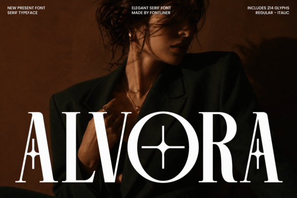 Alvora: A Refined Luxury Serif Font for Premium Branding