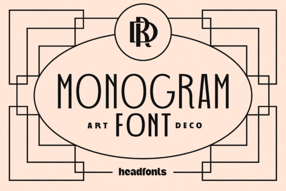 Art Deco Monogram: A Font of Timeless Elegance