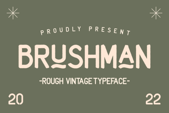 Brushman Font: A Timeless Vintage Typeface for Authentic Design
