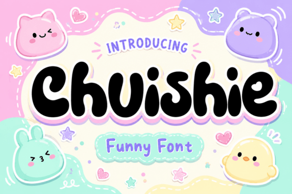 Chuishie: A Playful Font for Joyful Designs