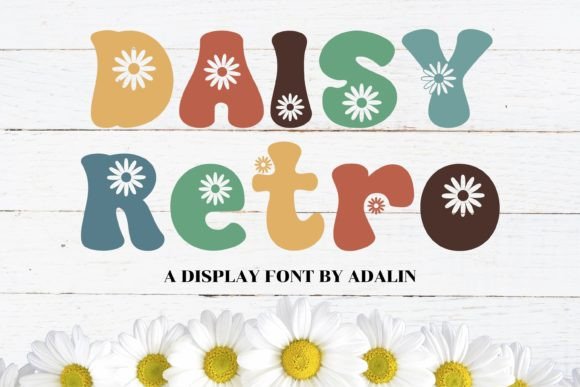 Daisy Retro: A Playful Typeface for Cheerful Design
