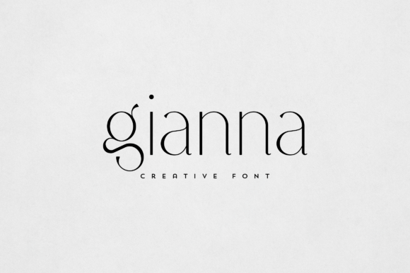 Gianna: The Elegant Sans Serif Font for Modern Design