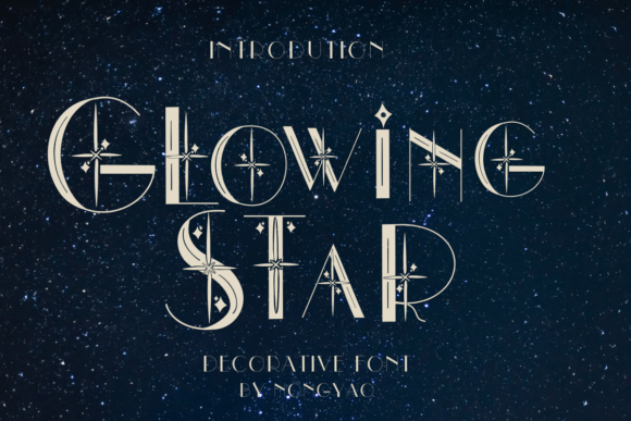 Glowing Star: A Font That Makes Your Designs Shine
