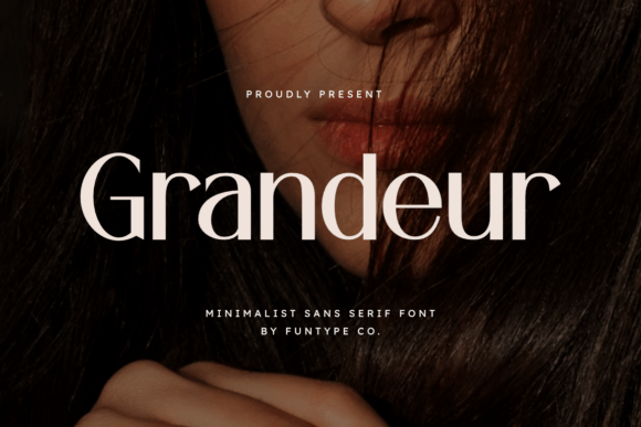Grandeur: A Bold Minimalist Sans Serif for High-Impact Design