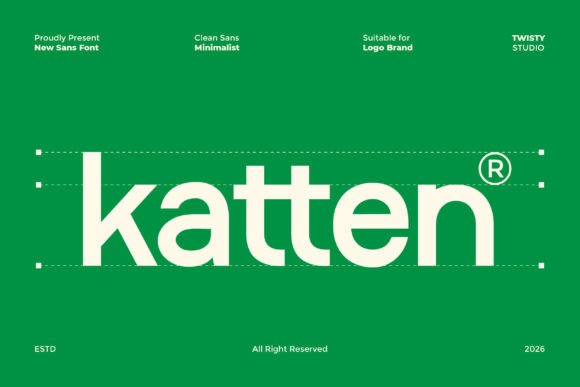 Katten: A Clean Sans Serif for Modern Design
