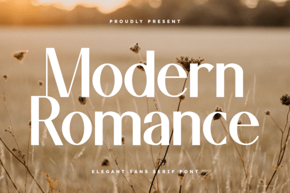 Modern Romance: The Sans Serif Font Blending Elegance and Edge