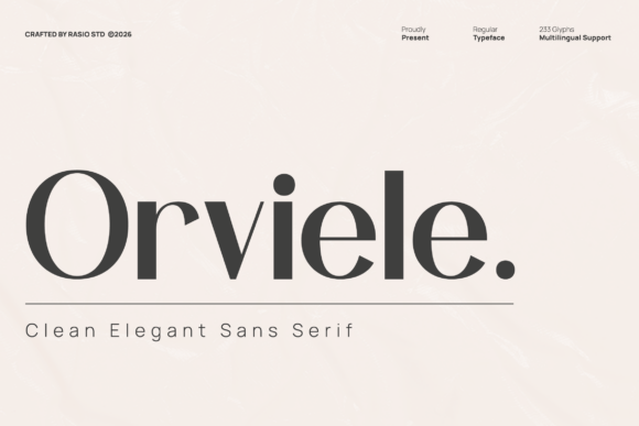 Orviele: Effortless Luxury in Every Letter