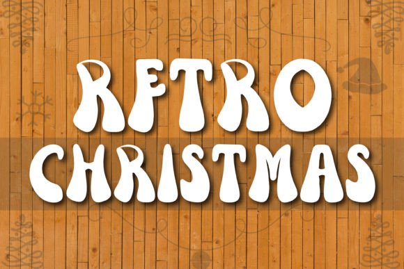 Retro Christmas: A Groovy Font for Festive Designs