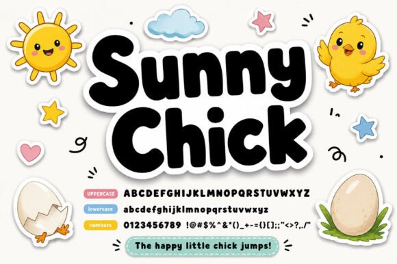Sunny Chick: A Typeface Bursting with Joyful Charm