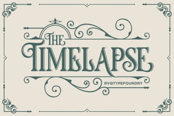 Timelapse: Bold Blackletter Font for Striking Designs